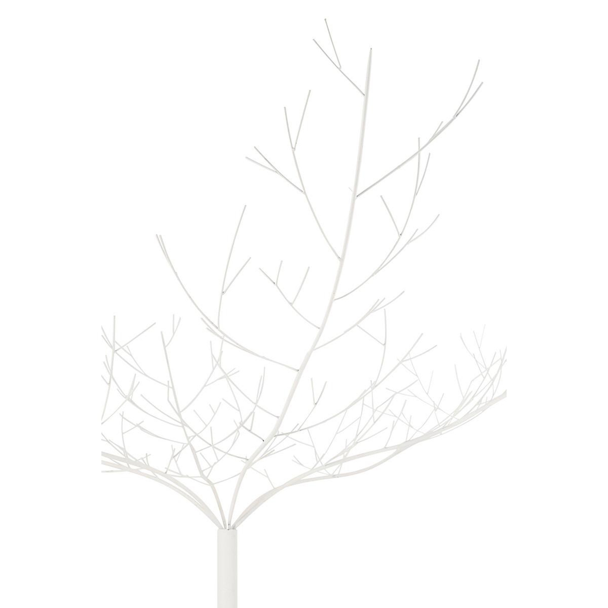 Voir la diapositive 2 : J-LINE Arbre déco en métal  maynard  250cm blanc