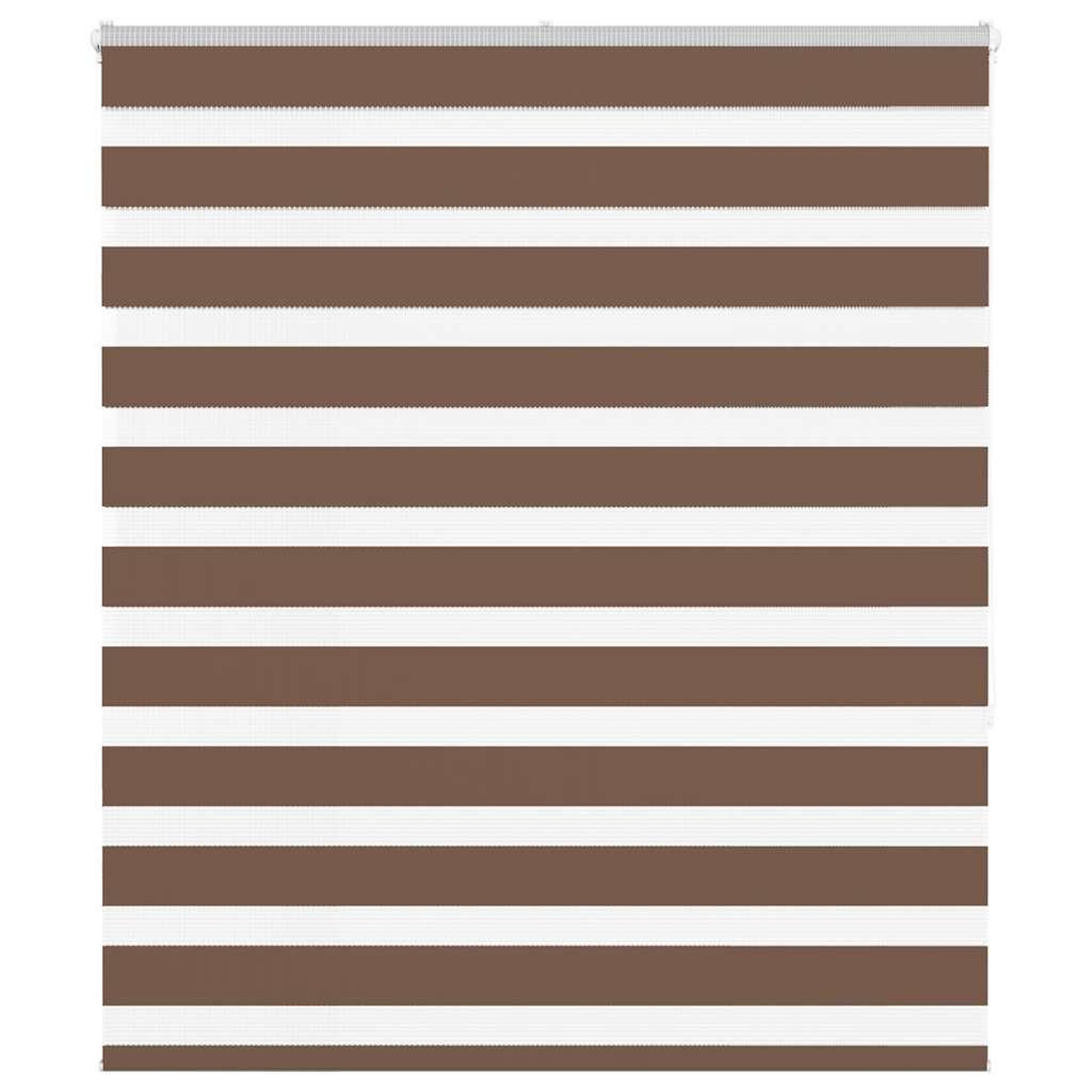 VIDAXL Store zebre marron 130x150cm largeur du tissu 125,9cm polyester