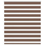 VIDAXL Store zebre marron 130x150cm largeur du tissu 125,9cm polyester