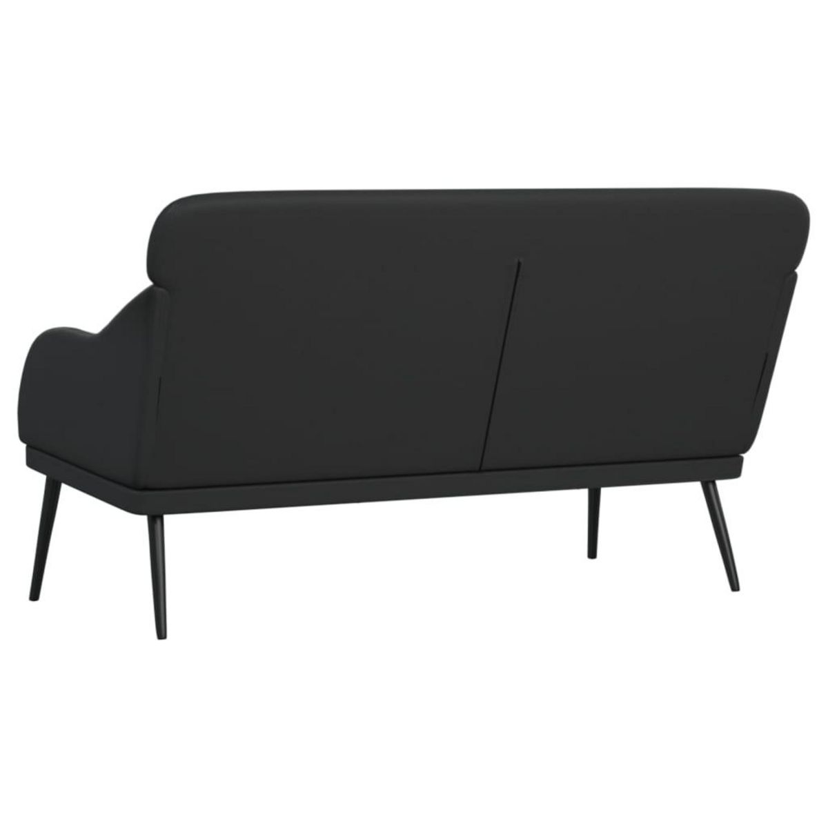 VIDAXL Banc Noir 110x76x80 cm Similicuir