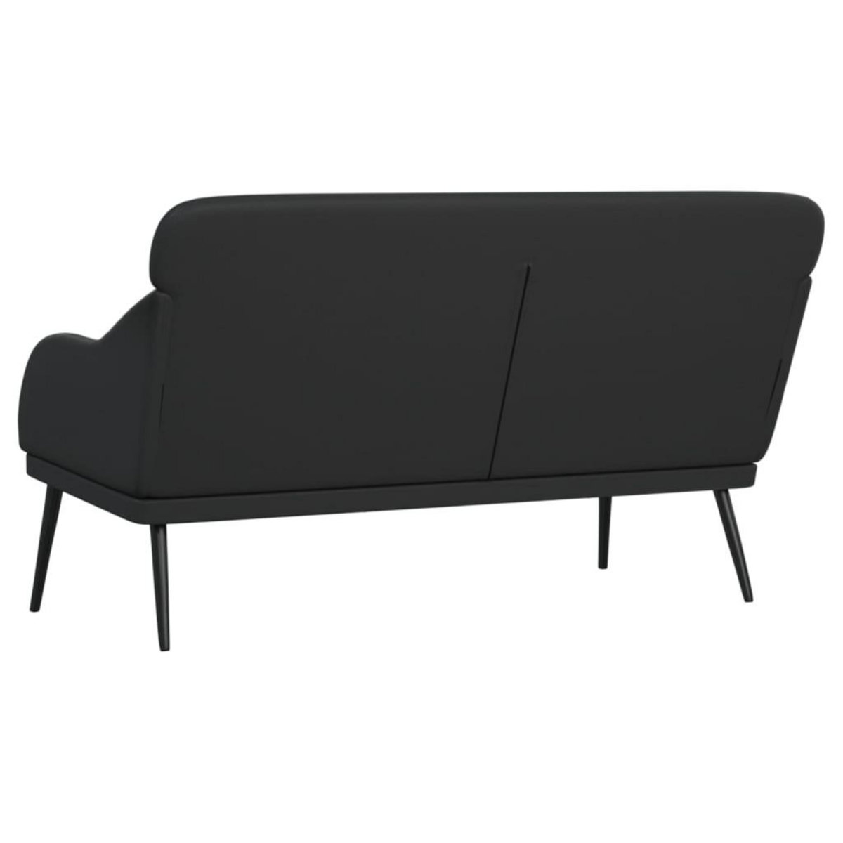VIDAXL Banc Noir 110x76x80 cm Similicuir