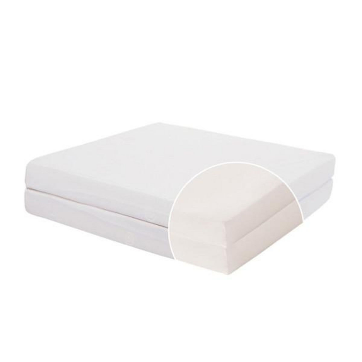 CANDIDE Matelas Bébé Pliant 2 Parties TINEO 60x120x7cm Essentiel Fabriqué En France - Garantie 5 ans