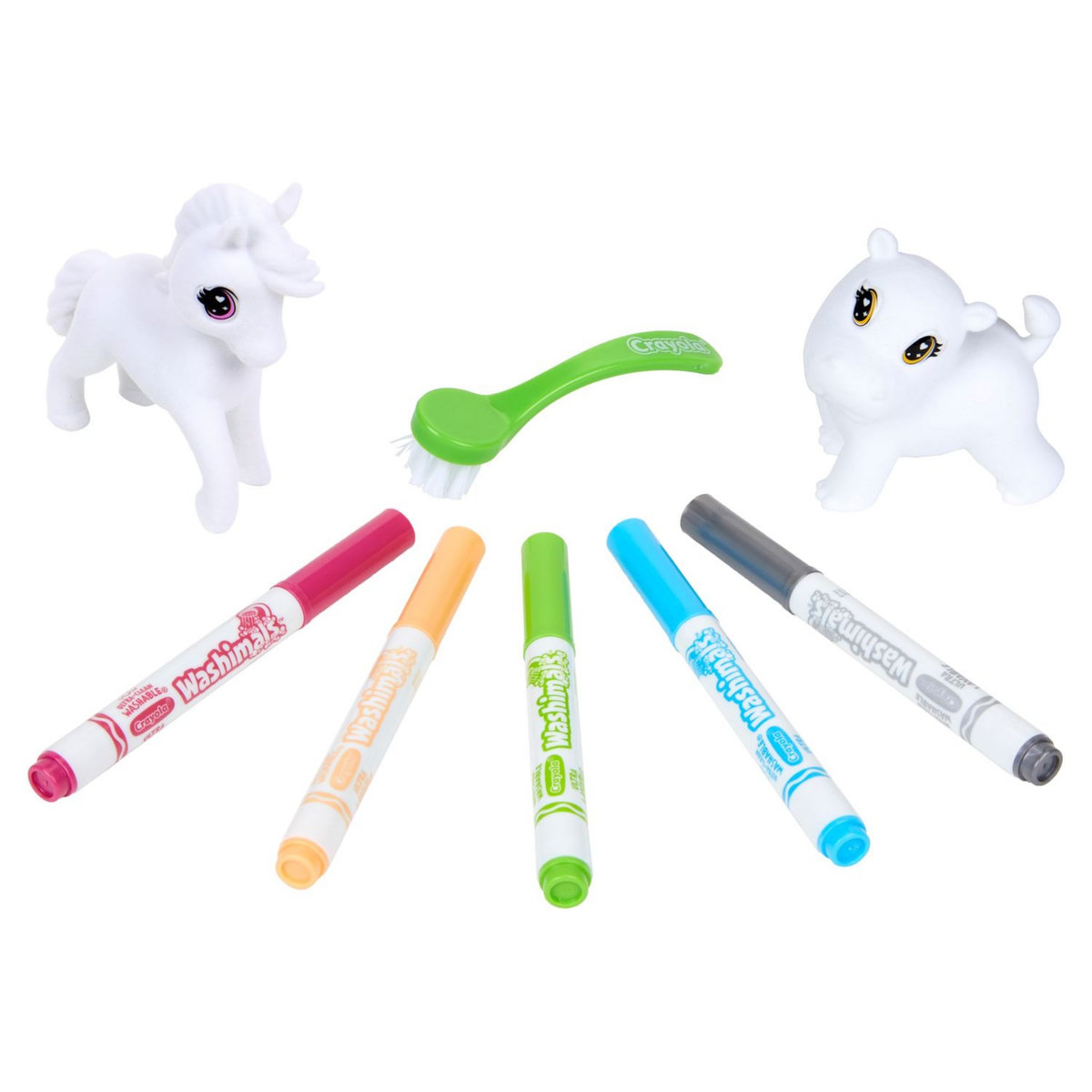 CRAYOLA Mes Animaux à Colorier Kit Safari 2 Washimals