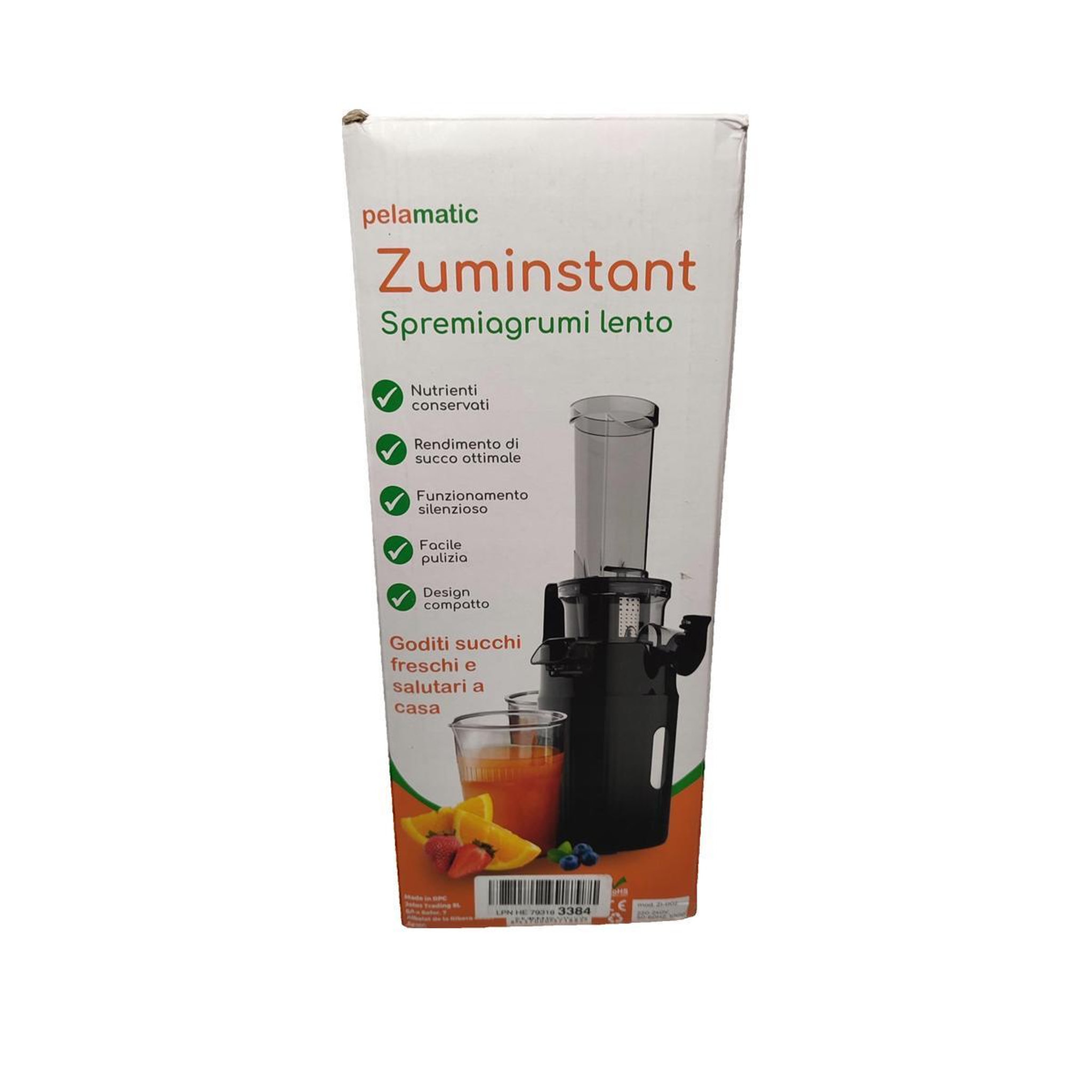 Voir la diapositive 3 : PELAMATIC Extracteur de jus pelamatic ZI-002 noir