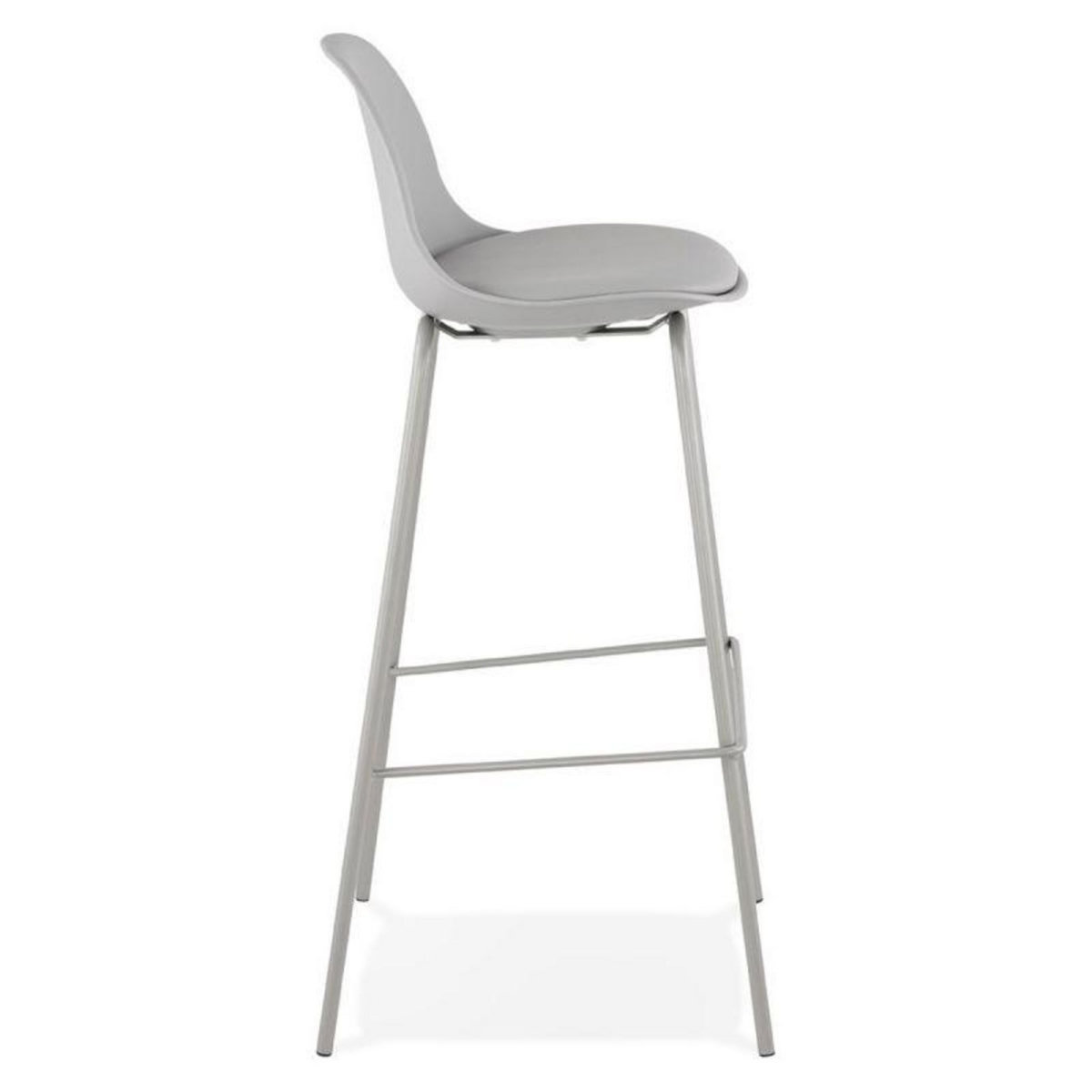 Paris Prix Tabouret de Bar Design en Métal  Funty  95cm Gris