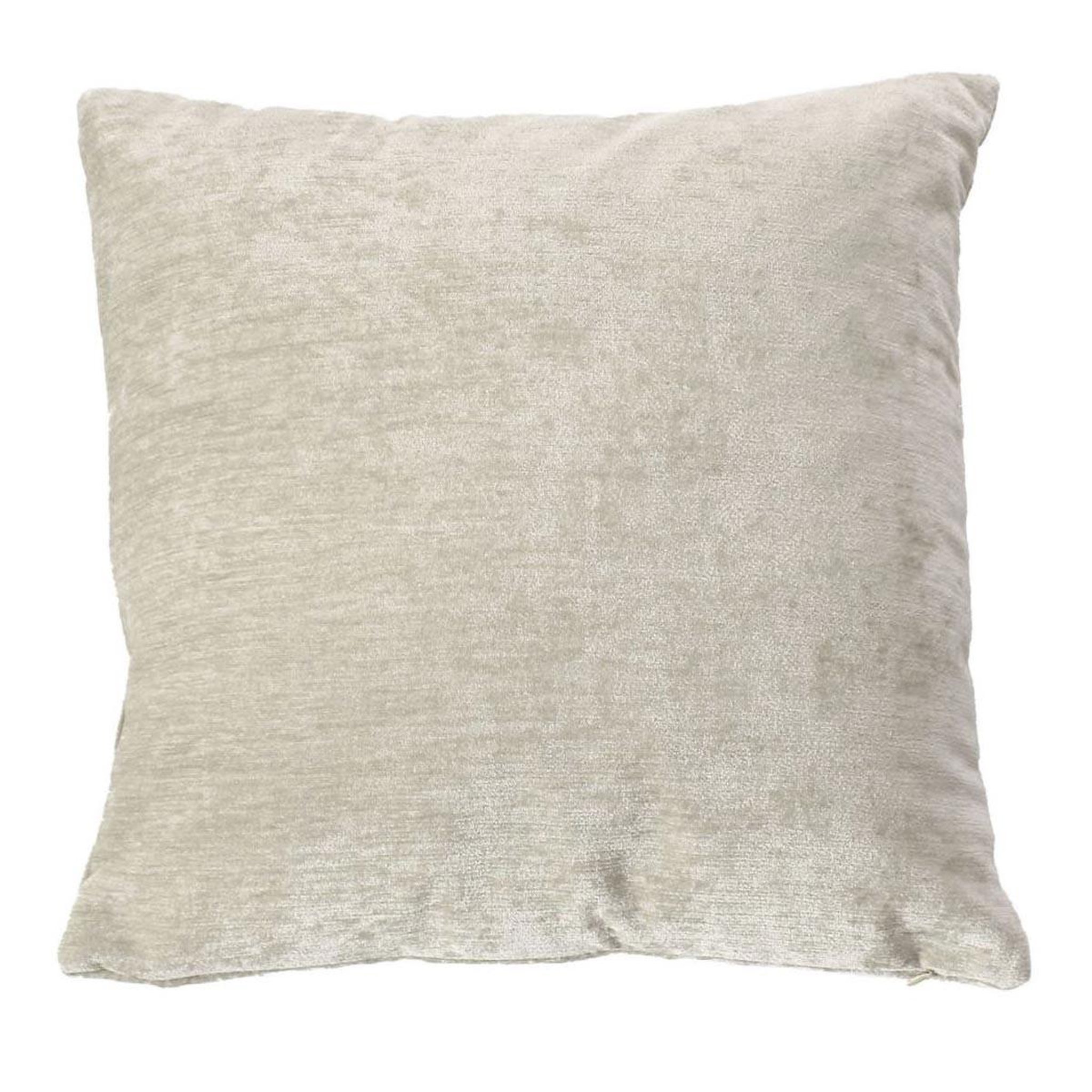 ENJOY HOME Coussin déco en velours  velvet  40x40cm écru