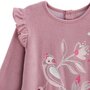 Voir la diapositive 4 : Petit Béguin Pyjama enfant 2 pièces en velours rose Louisa