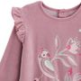 Voir la diapositive 4 : Petit Béguin Pyjama enfant 2 pièces en velours rose Louisa