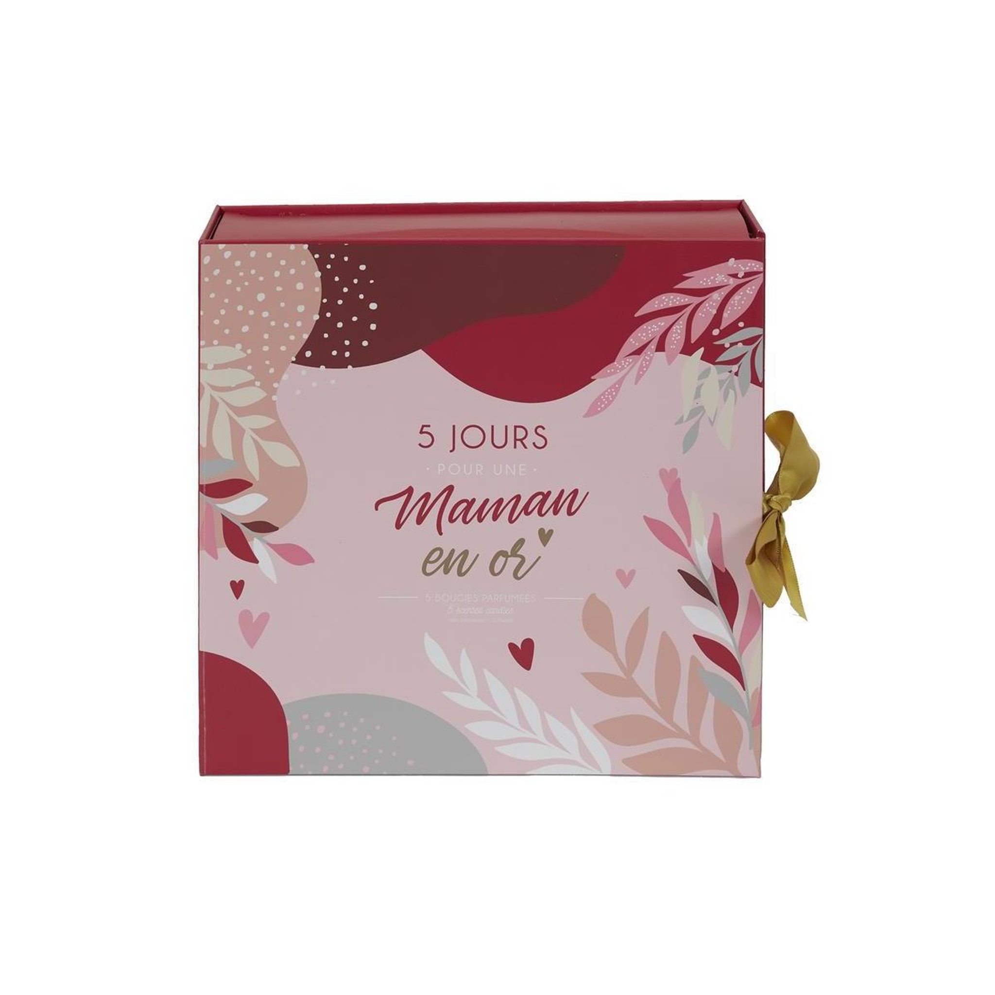 Voir la diapositive 3 : The Home Deco Factory Calendrier 5 Bougies Parfumées  Maman  6cm Rose
