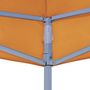 Voir la diapositive 4 : VIDAXL Toit de tente de reception 3x3 m Orange 270 g/m^2