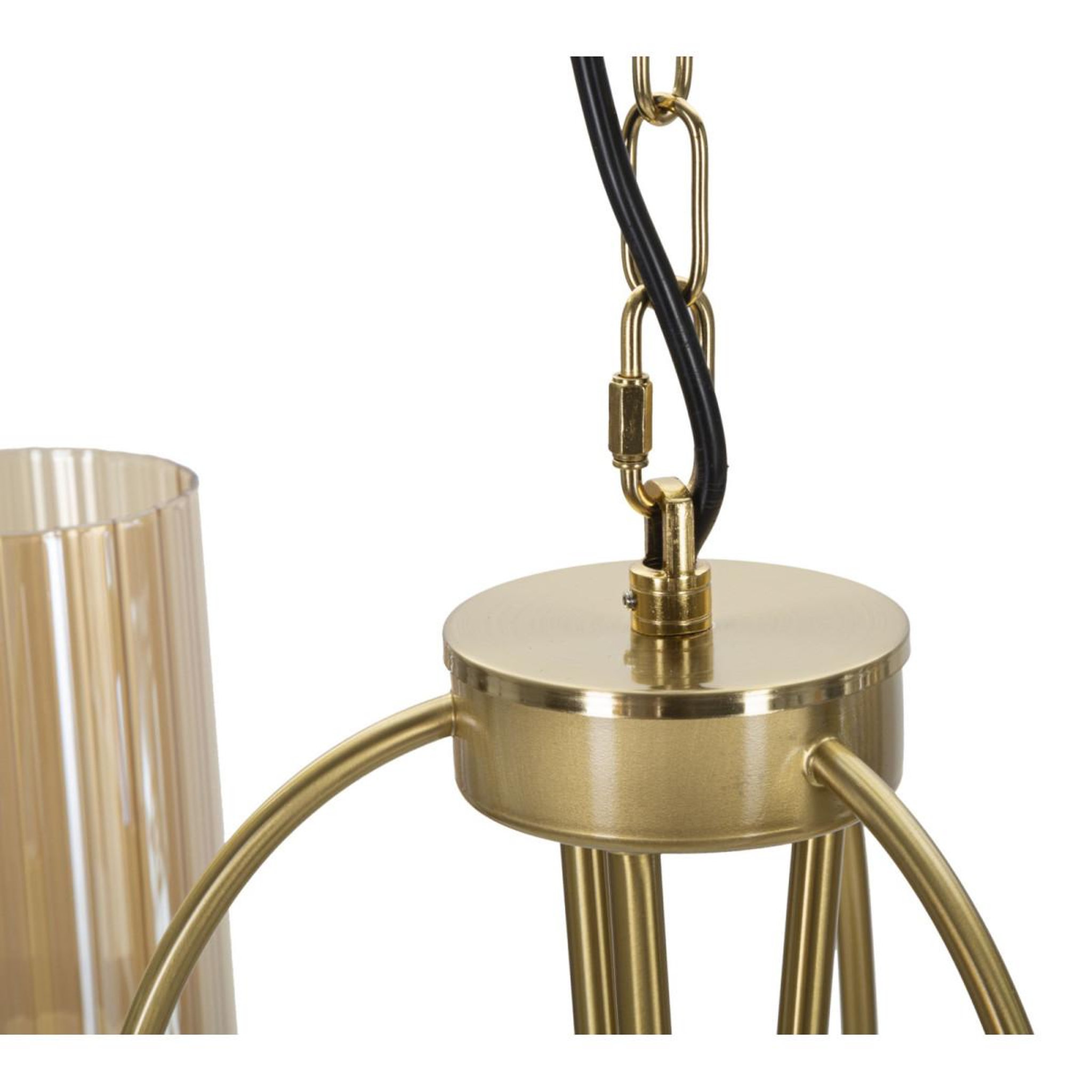 Voir la diapositive 3 : Paris Prix Lampe Suspension 3 Têtes  Versailles  60cm Or