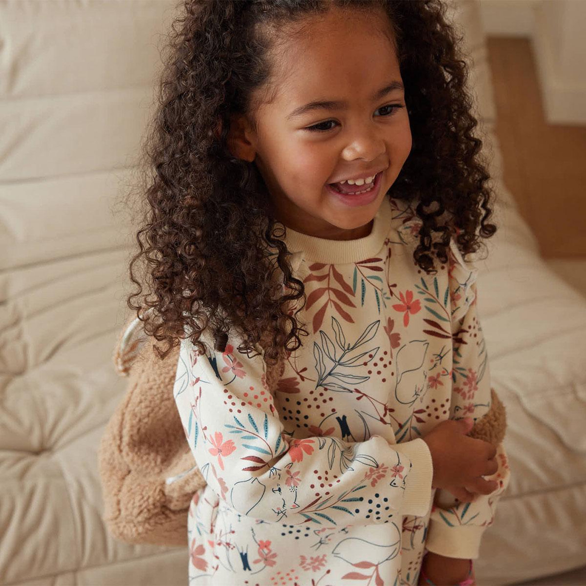 Voir la diapositive 5 : Petit Béguin Robe bébé en molleton Rosa