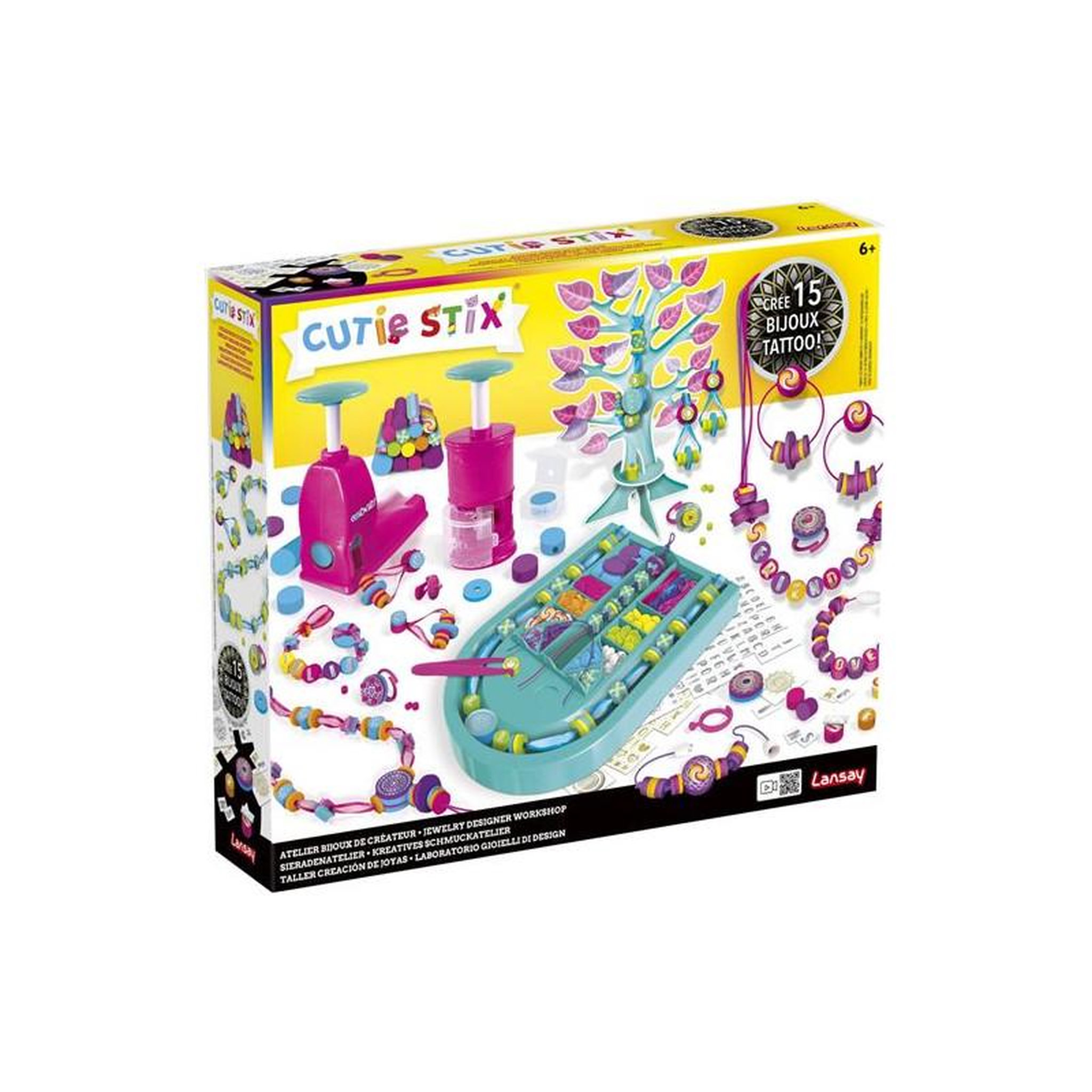 LANSAY Kit créatif Lansay Cutie stix atelier bijoux de créateur