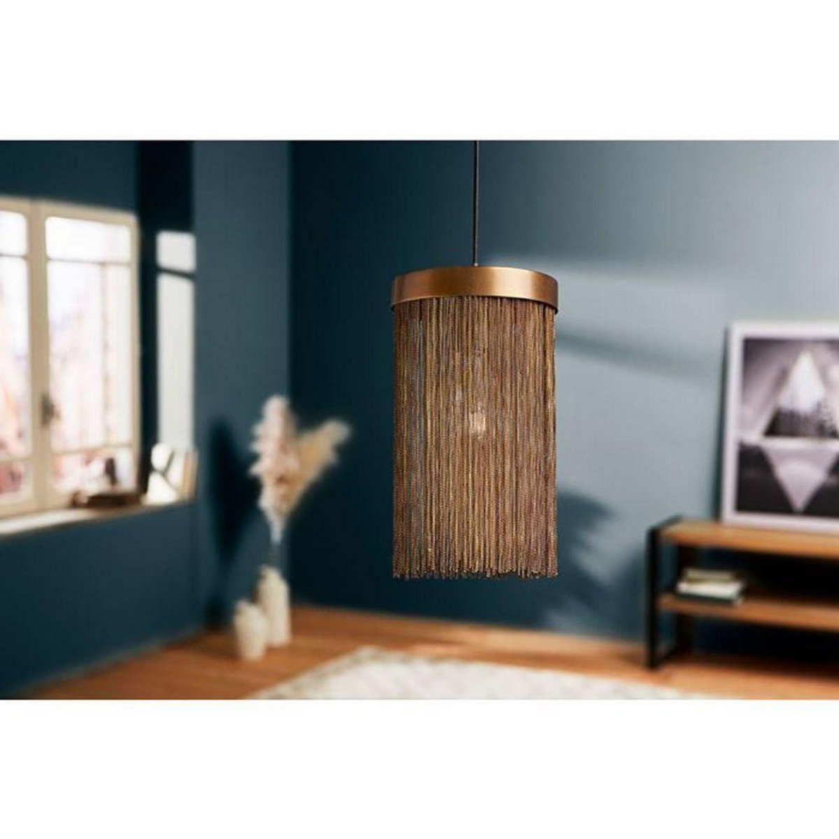 OSTARIA Suspension métal bronze Daya D15