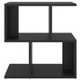 Voir la diapositive 5 : VIDAXL Table de chevet noir 50x30x51,5 cm bois d'ingenierie