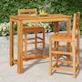 Voir la diapositive 1 : VIDAXL Table de bar de jardin 120x60x105 cm Bois d'acacia solide