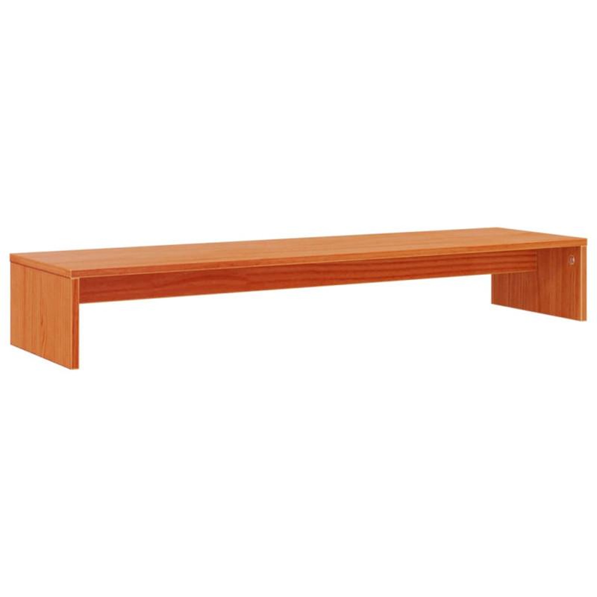 Voir la diapositive 2 : VIDAXL Support de moniteur marron miel 100x27x15 cm bois de pin solide