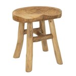 Paris Prix Tabouret en Bois  Selle  42cm Naturel