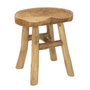 Voir la diapositive 1 : Paris Prix Tabouret en Bois  Selle  42cm Naturel