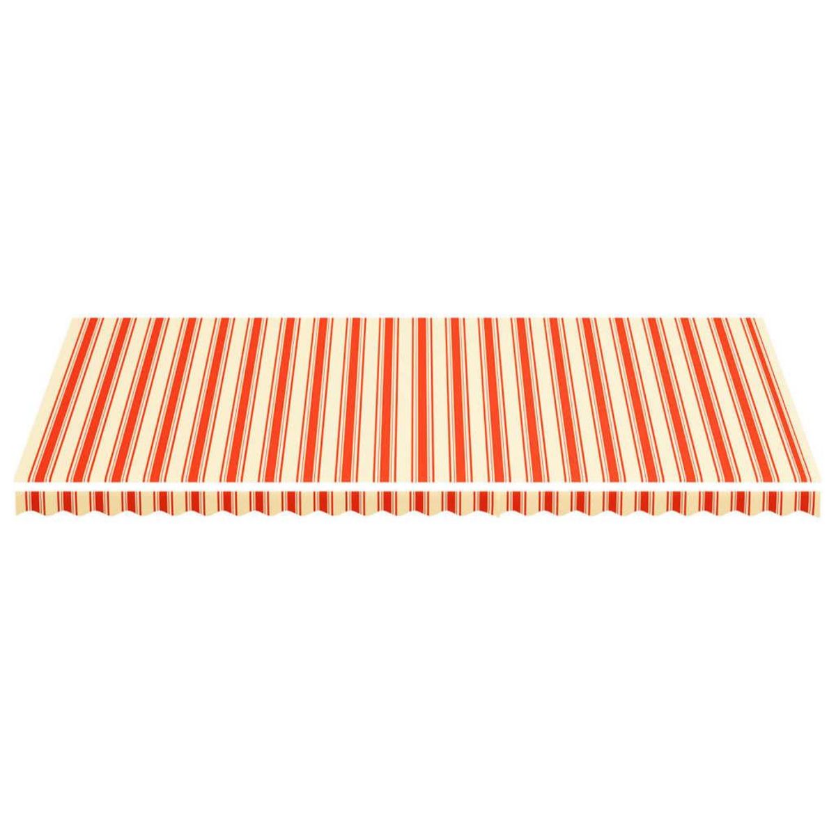 VIDAXL Tissu de remplacement pour auvent Jaune et orange 6x3 m