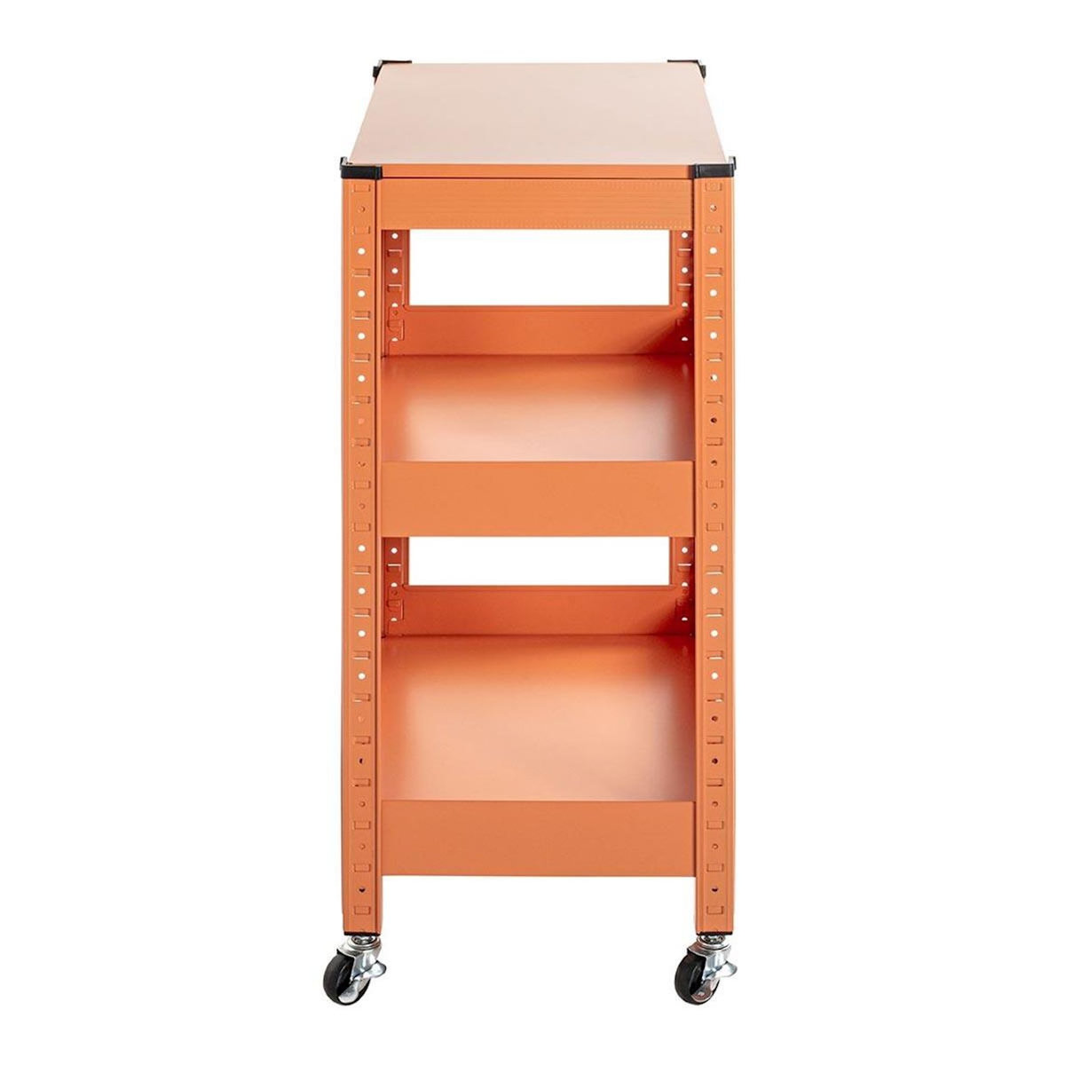 Paris Prix Desserte de Cuisine 3 Niveaux  Coppa  75cm Orange
