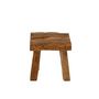 Voir la diapositive 3 : Paris Prix Tabouret en Bois de Teck  Rustique  35cm Naturel