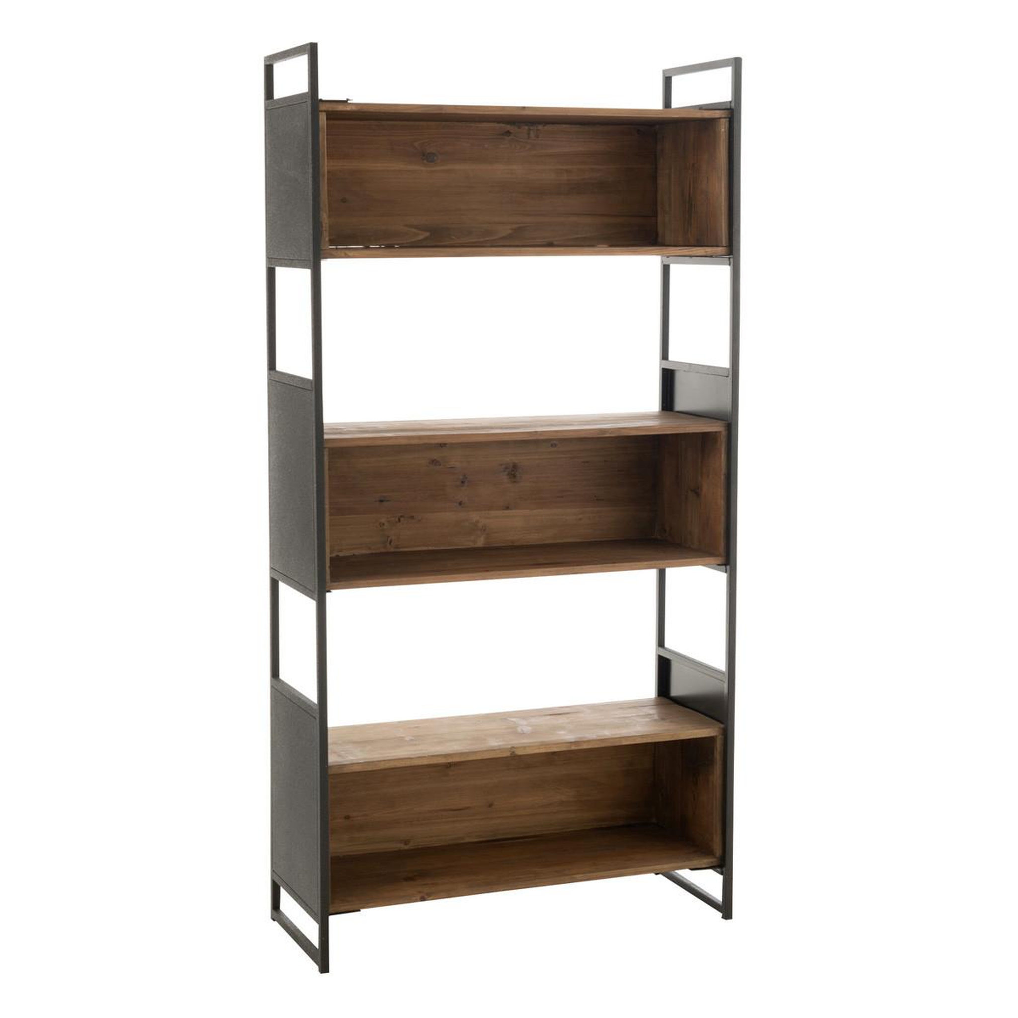 J-LINE Étagère en Bois  Stanley  100cm Naturel