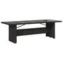 Voir la diapositive 4 : VIDAXL Ensemble de bistro de jardin 11 pcs coussins noir poly rotin