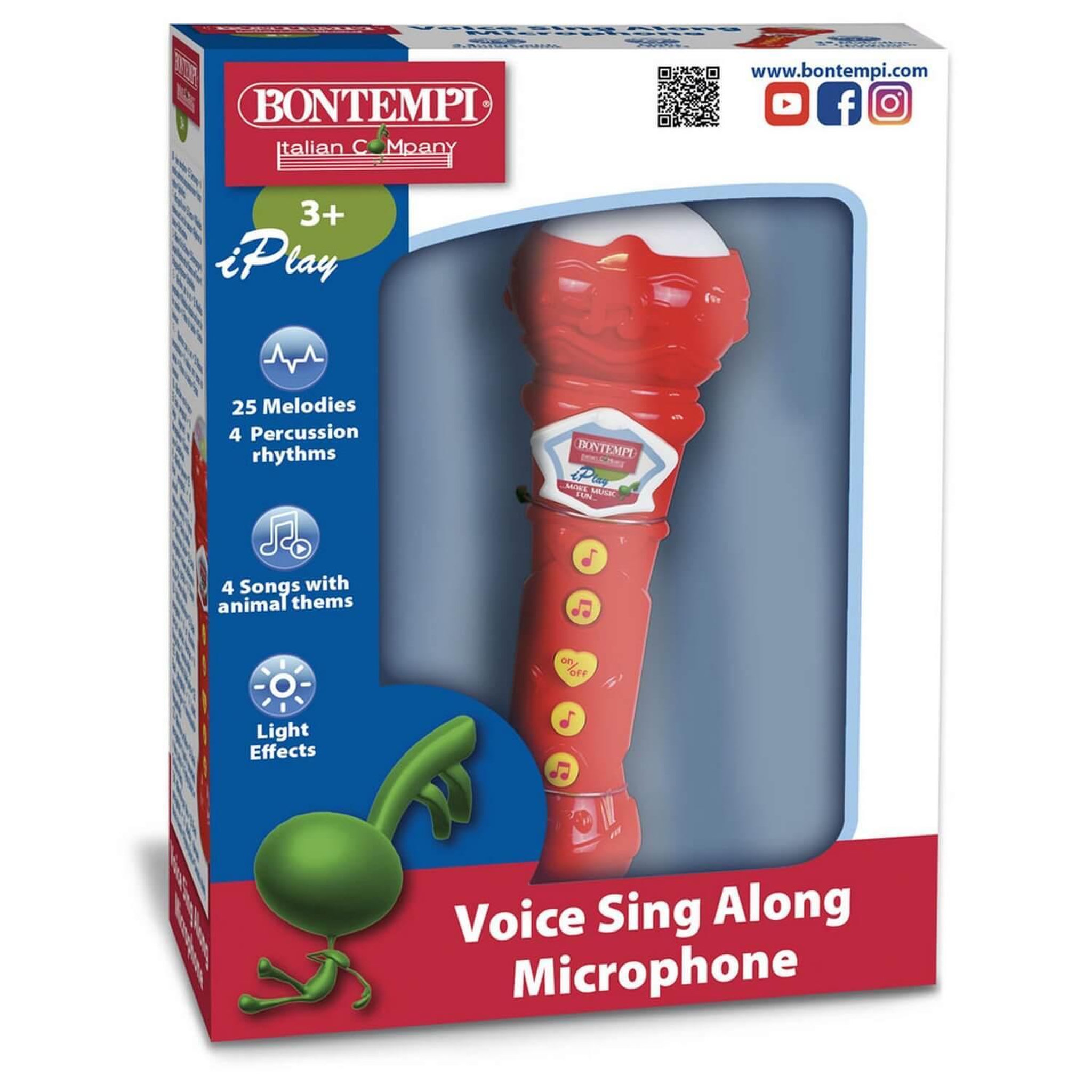Voir la diapositive 2 : Bontempi Microphone portable Sing-a-Long