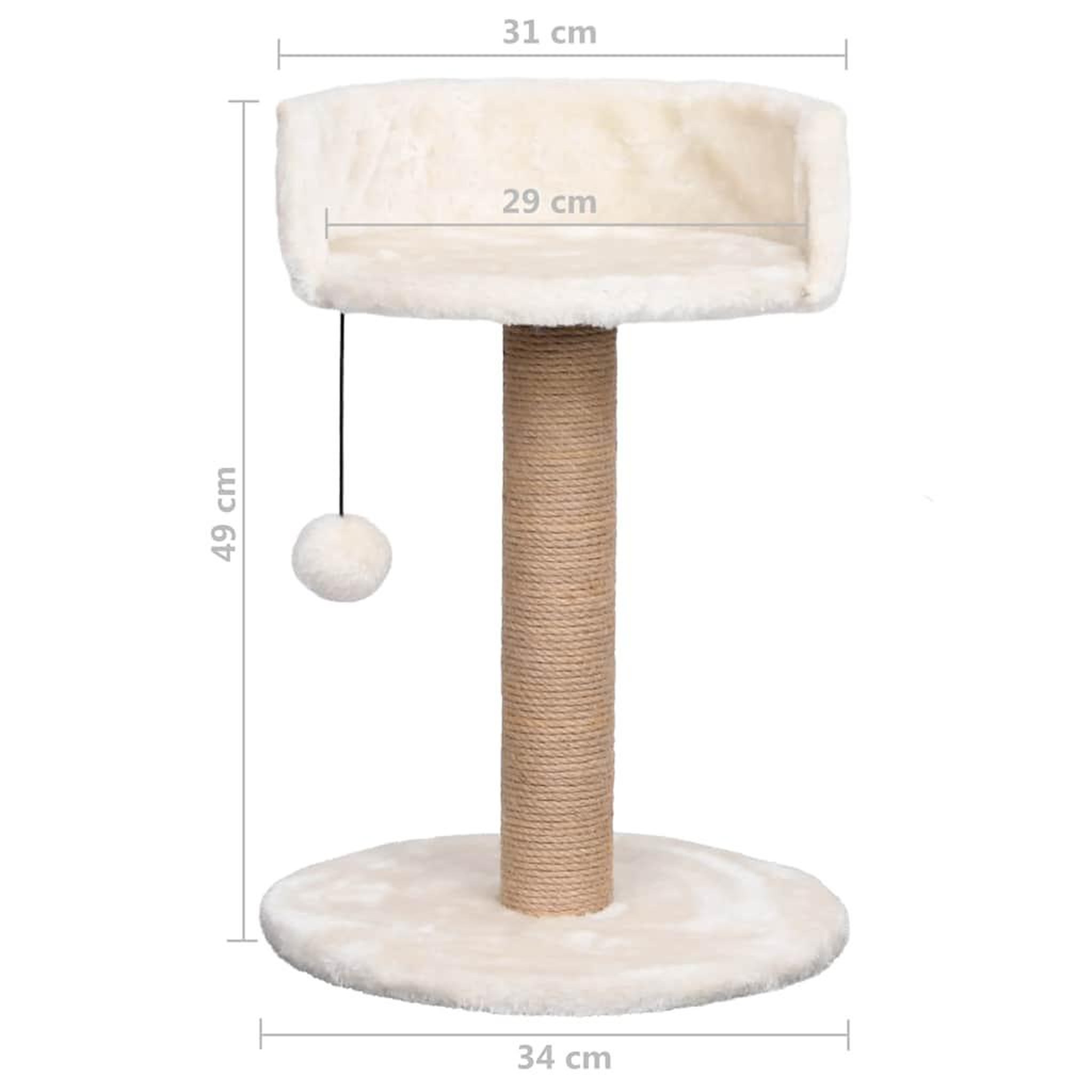 Voir la diapositive 6 : VIDAXL Arbre a chat avec griffoirs 49 cm herbiers marins