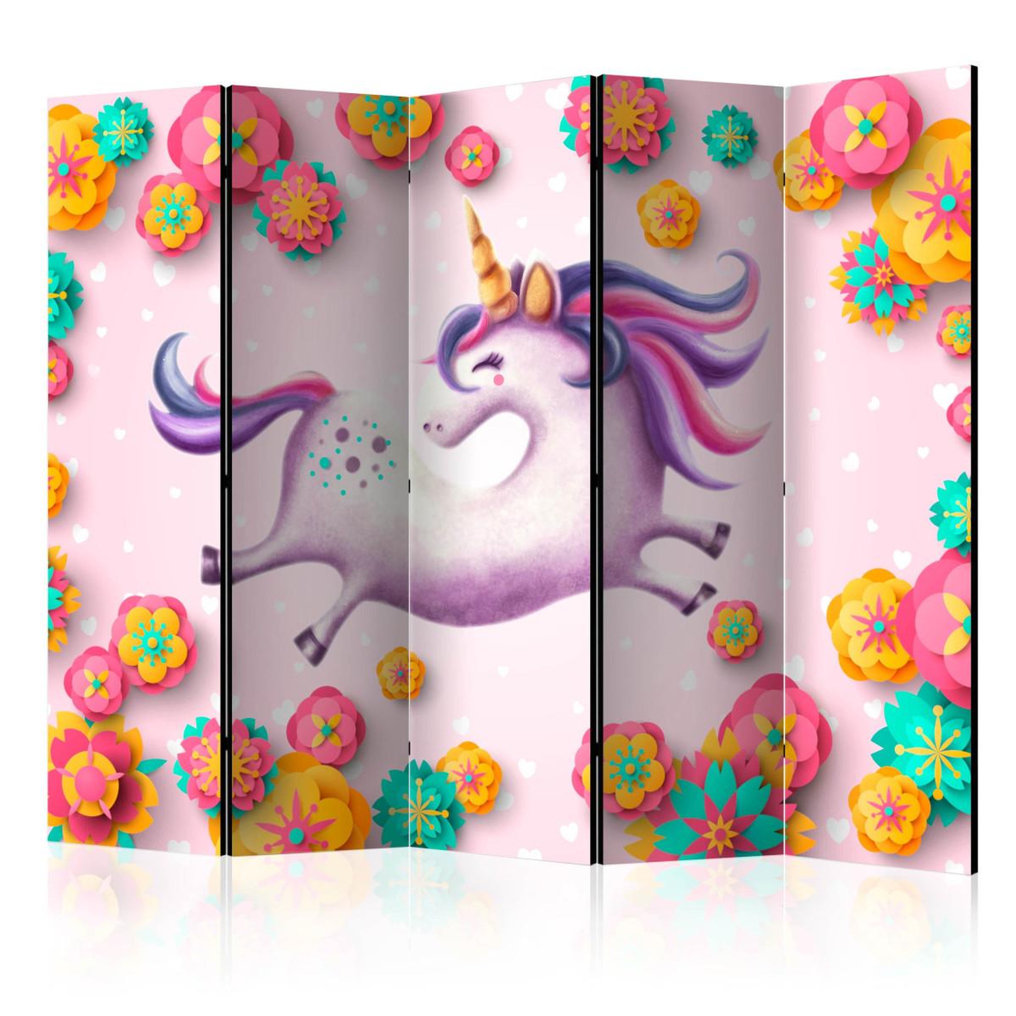 Paris Prix Paravent 5 volets  lithe unicorn  172x225cm