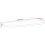 Voir la diapositive 6 : VIDAXL Dessus de table 140x60x2,5cm ovale bois massif de manguier brut