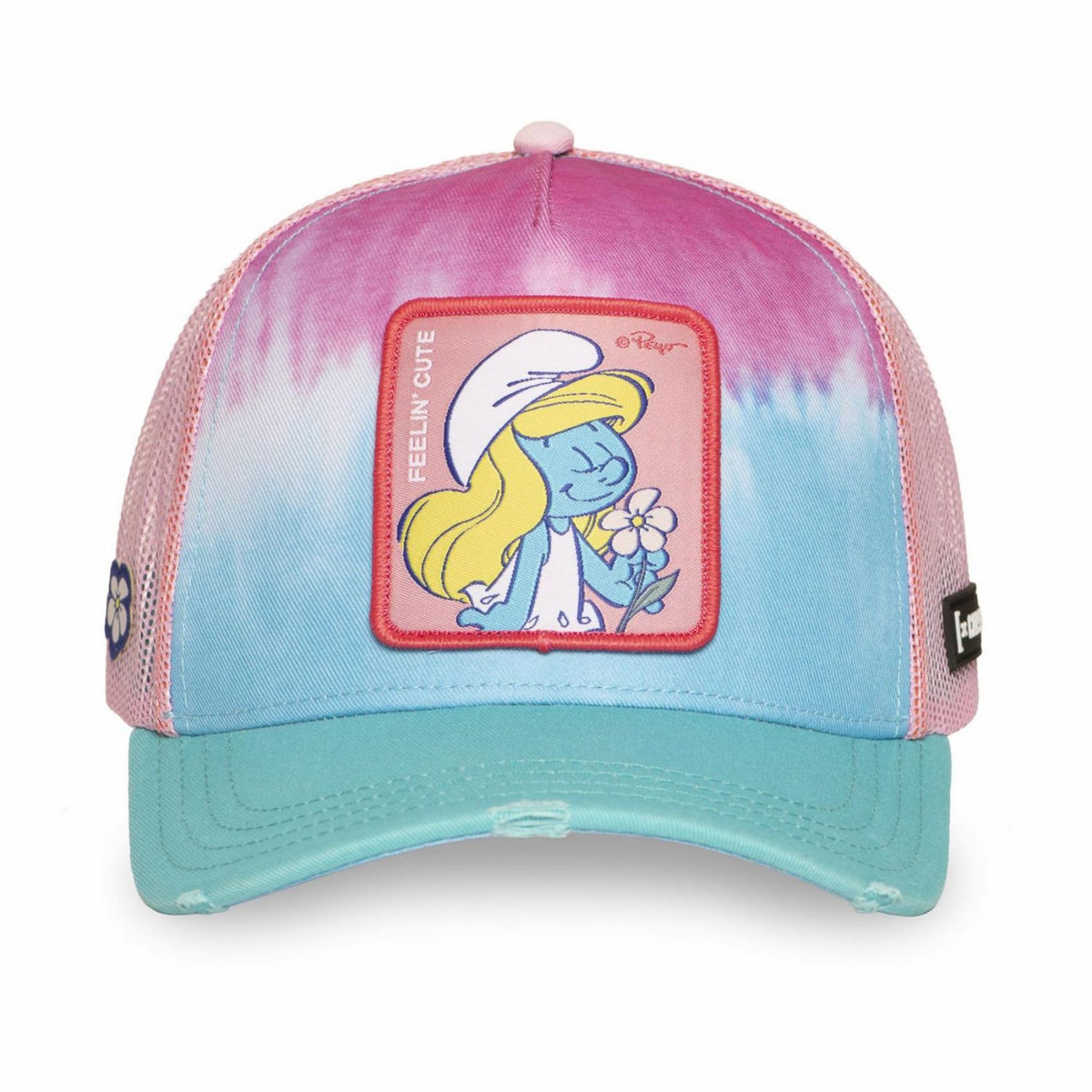 CAPSLAB Casquette trucker avec filet The Smurfs Feelin' Cute
