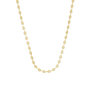 Voir la diapositive 1 : L'ATELIER D'AZUR Collier Or Jaune Grain de Café 55cm - Homme