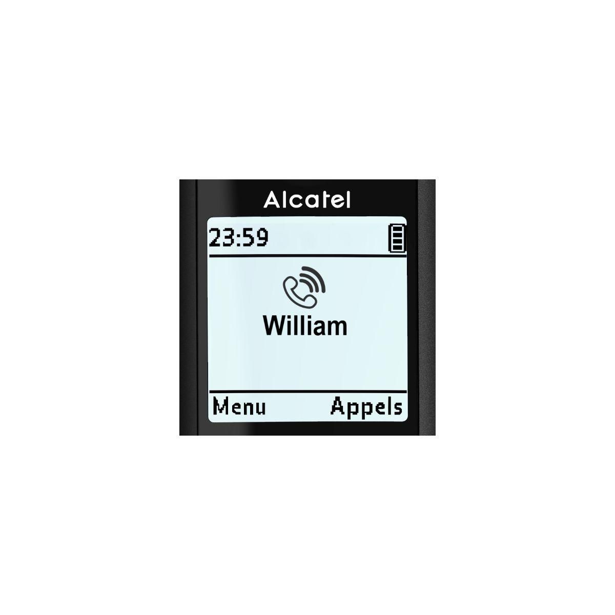 Alcatel Téléphone sans fil F890 Voice Trio Noir