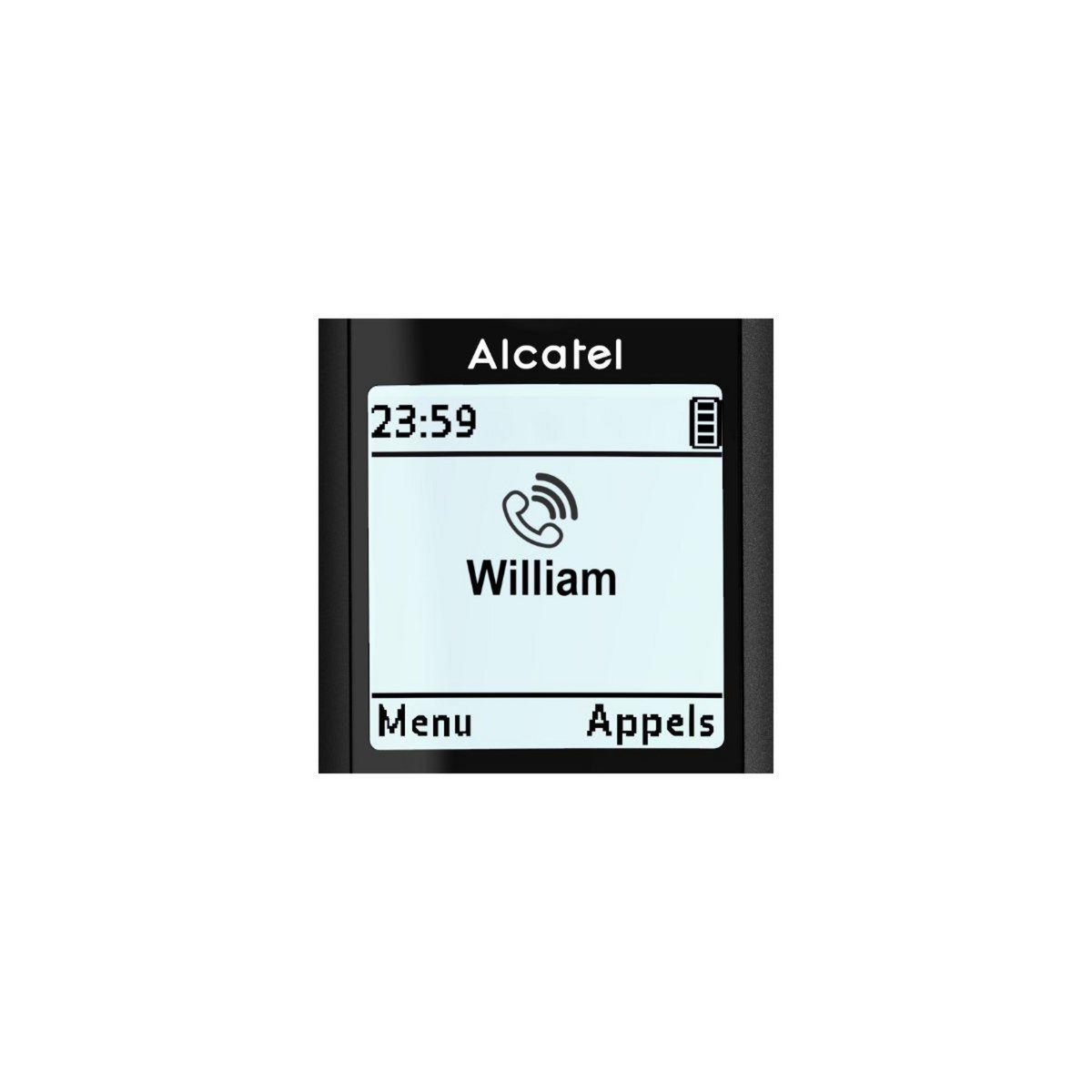 Alcatel Téléphone sans fil F890 Voice Trio Noir