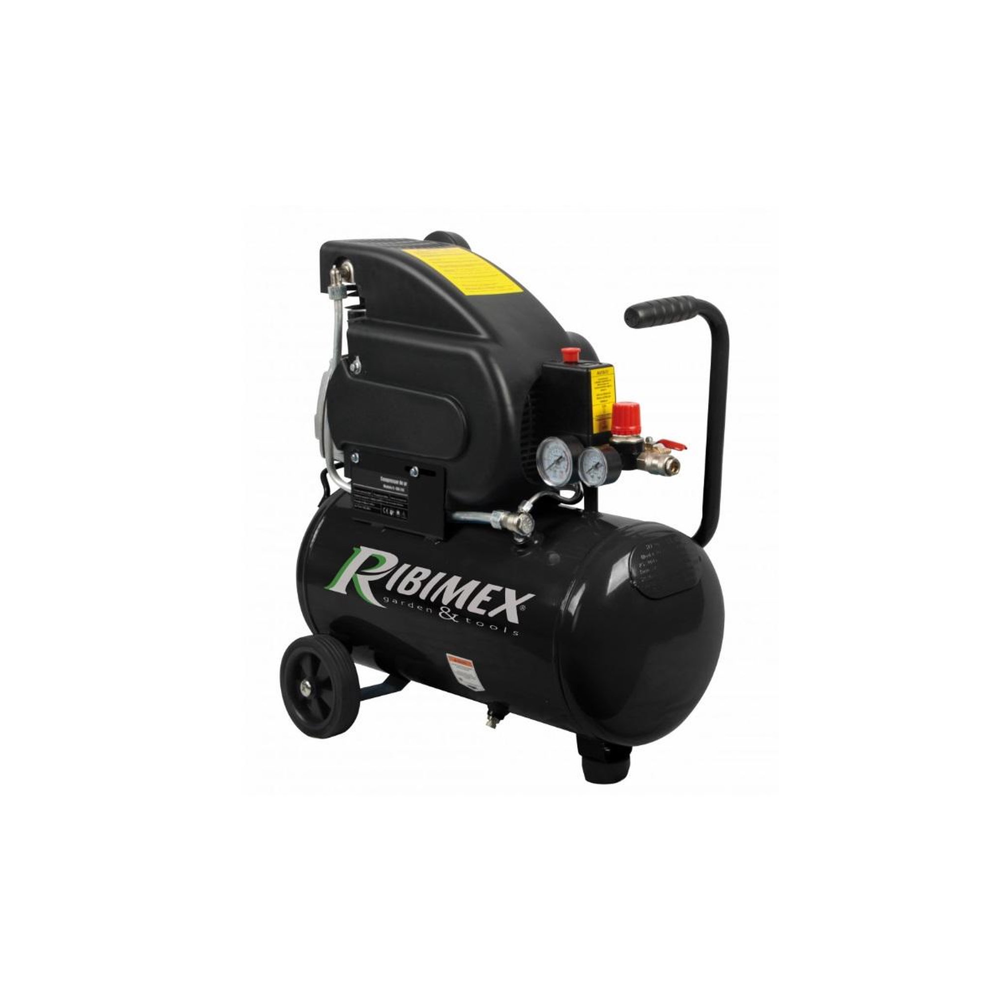 Ribimex Compresseur d'air 50l 2cv noir - PRCOMP2/50R