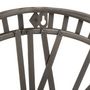 Voir la diapositive 3 : Paris Prix Horloge Murale Design  Chiffres Romains  60cm Gris