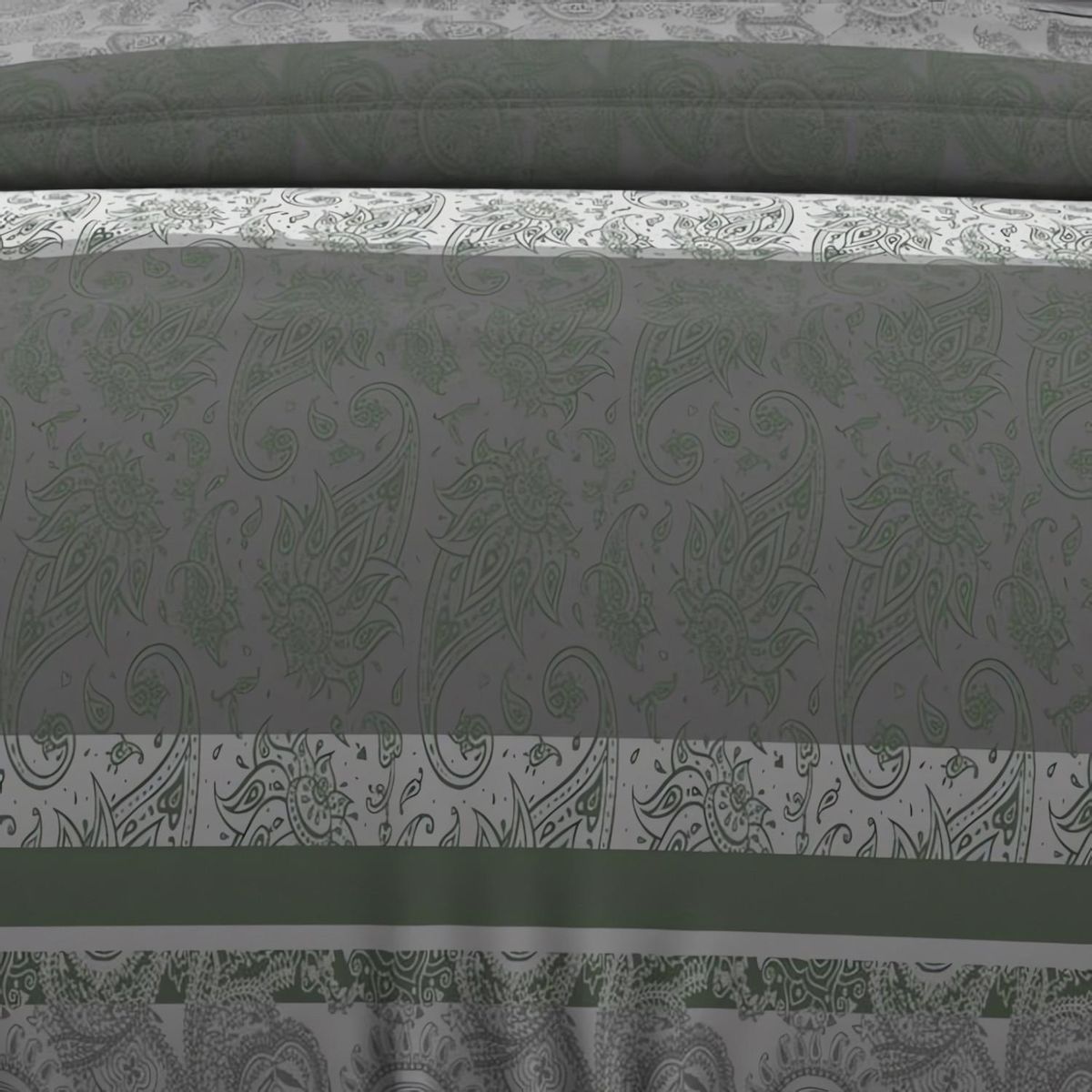 SOLEIL D'OCRE Parure housse de couette en coton 57 fils CACHEMIRE, par Soleil d'Ocre