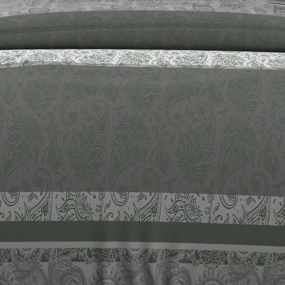 SOLEIL D'OCRE Parure housse de couette en coton 57 fils CACHEMIRE, par Soleil d'Ocre