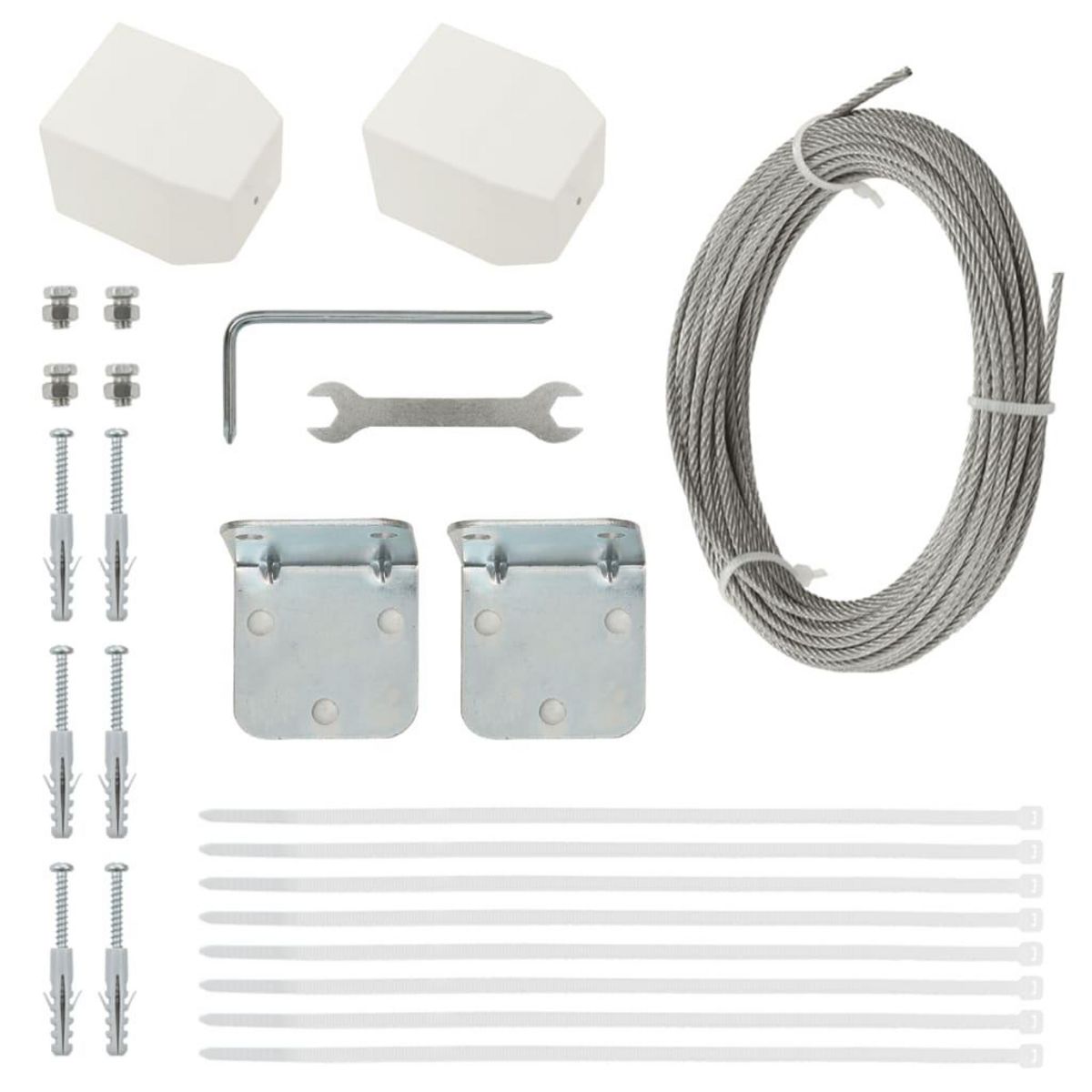 VIDAXL Ecran de balcon Noir 120x240 cm Tissu Oxford