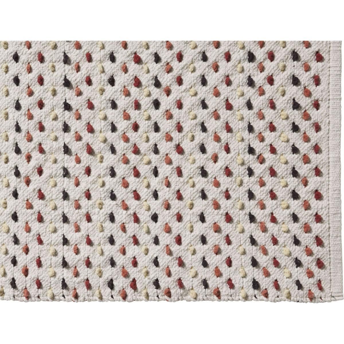GUY LEVASSEUR Tapis de bain déco en coton chenille 50x80cm