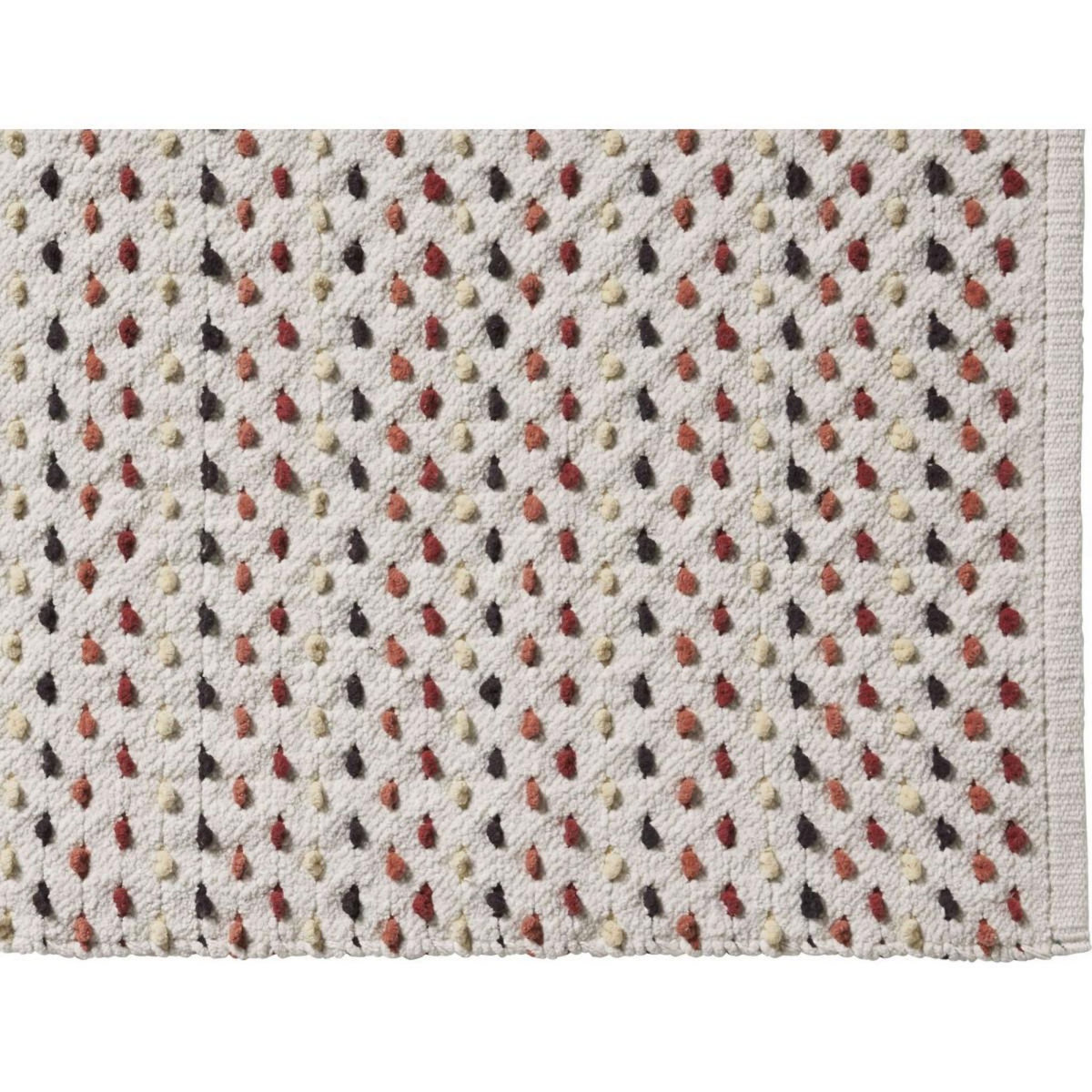GUY LEVASSEUR Tapis de bain déco en coton chenille 50x80cm