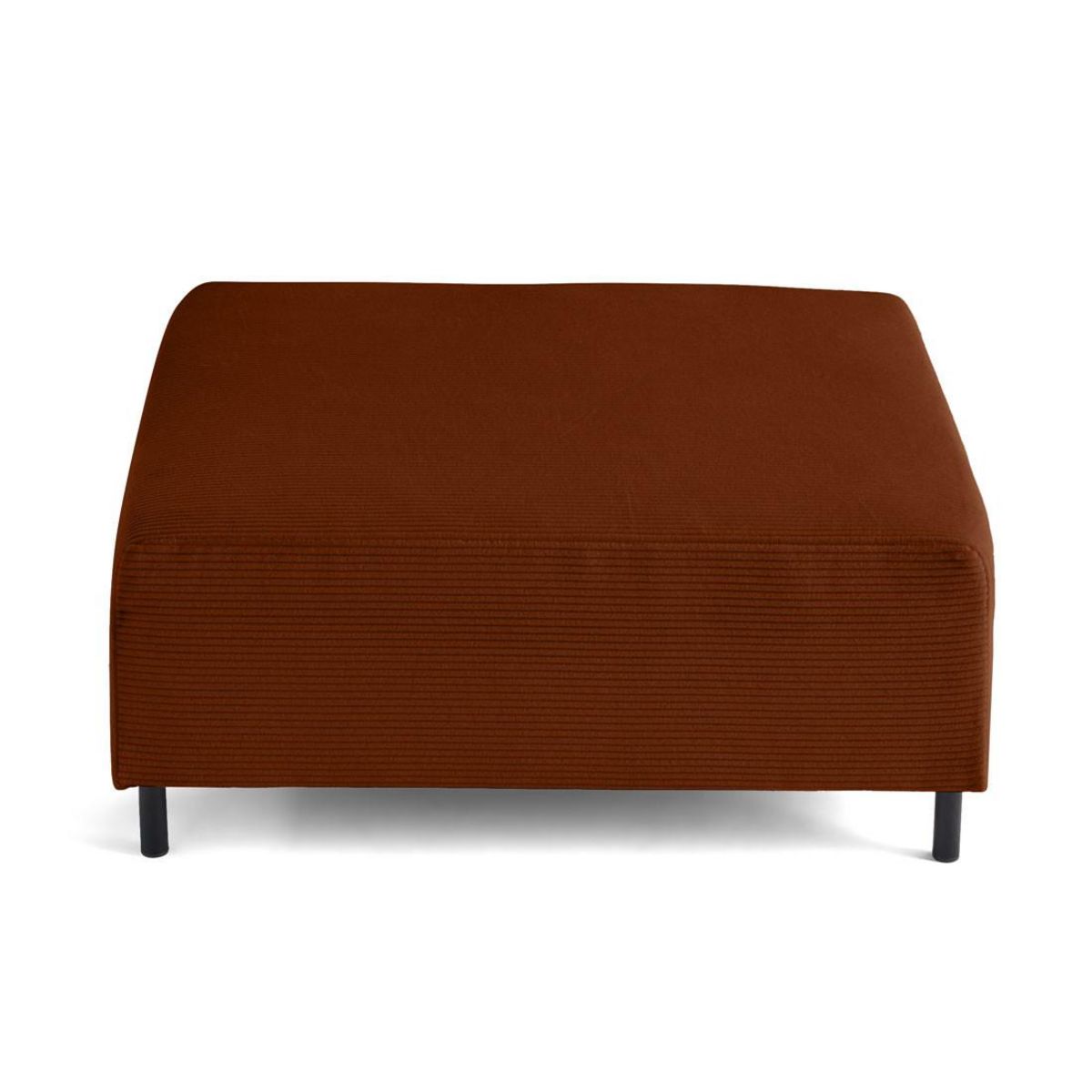 LISA DESIGN Edinburg - pouf modulable - en velours côtelé