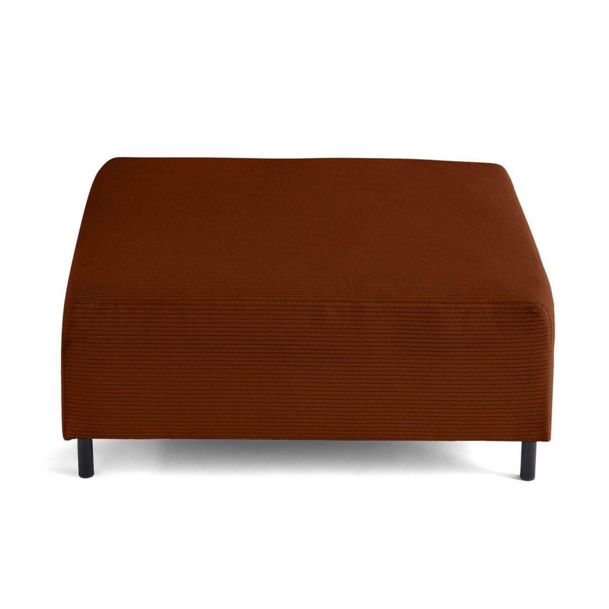 LISA DESIGN Edinburg - pouf modulable - en velours côtelé