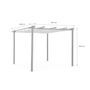 Voir la diapositive 6 : SWEEEK Pergola, aluminium, 3x3m, toile coulissante