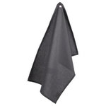 ATMOSPHERA Lot de 2 Torchons de Cuisine  Coton  70cm Gris Foncé