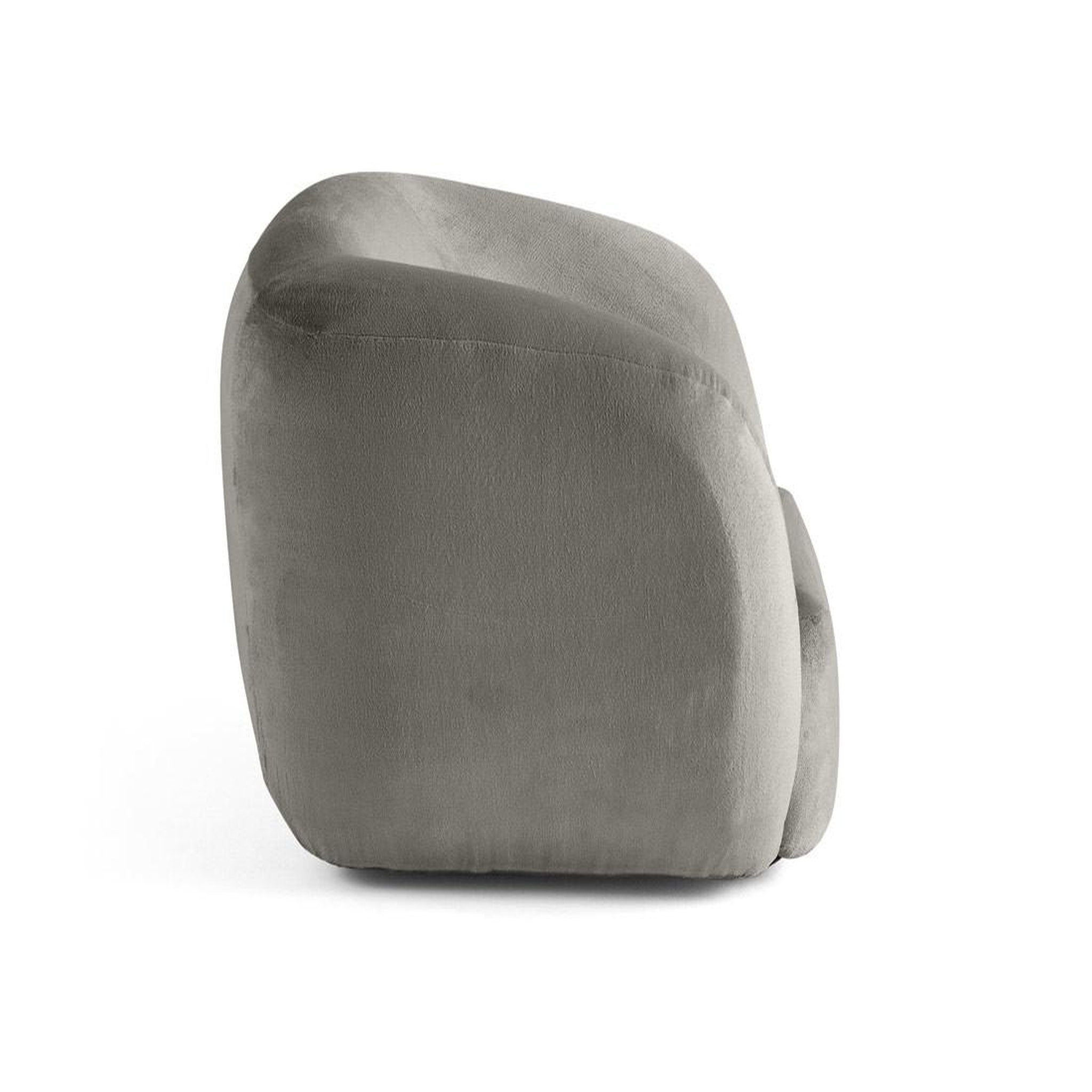 Voir la diapositive 5 : LISA DESIGN Ernee - fauteuil cocon - en velours