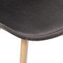 Voir la diapositive 4 : TOILINUX Lot de 4 Chaises effet velours Baya