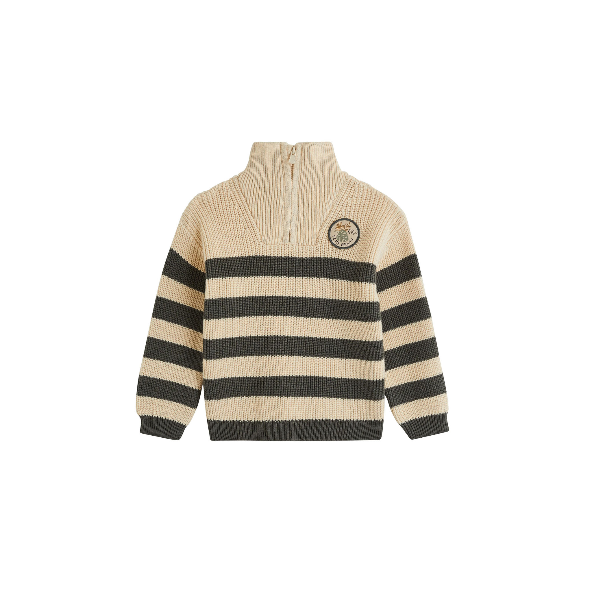 Voir la diapositive 1 : PETIT BEGUIN Pull enfant en tricot Ubatuba